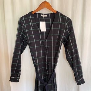 FRNCH NWT Blue/Green Long Sleeve Jumpsuit, size S